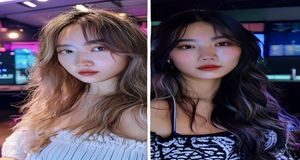 某带货女主播直播间精心打扮的形象与私下便装素颜对比，网红黑料网真实面目栏目